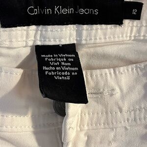Calvin Klein White Women's Jeans